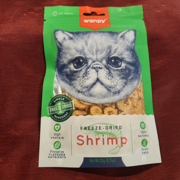 Wanpy Freeze Dried Shrimp Cat Treat 20g