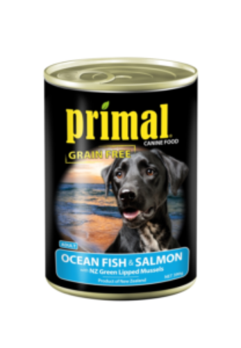 Primal Dog Food Ocean Fish, Salmon & Vegetable 390g Can