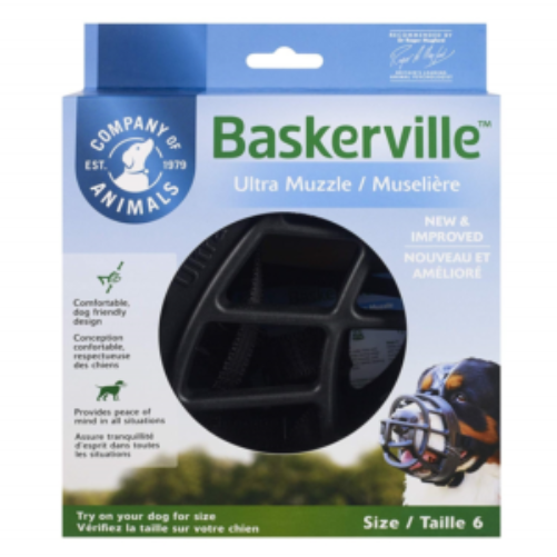 Muzzle Baskerville Ultra Size 6 Black
