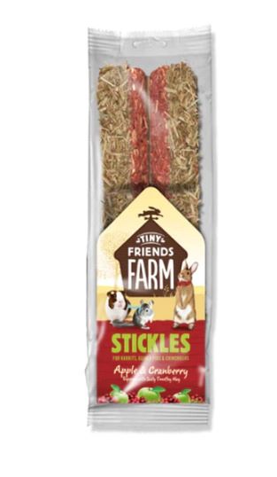 TINY FRIENDS FARMS - STICKLES APPLE & CRANBERRY (2 PACK)