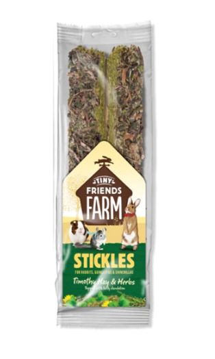 TINY FRIENDS FARMS - STICKLES TIMOTHY HAY & HERB (2 PACK)