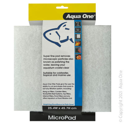 Aqua One Micro Pad - Self Cut Filter Pad