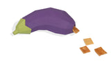 Zee Dog Super Veggiez Toy - Eggplant