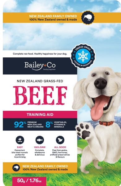 Bailey+Co Freeze Dried Training Beef 50g
