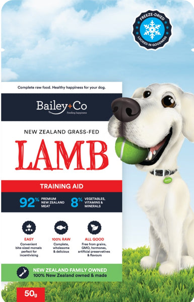 Bailey+Co Freeze Dried Training Aid Lamb 50g