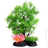 Ecoscape Medium Pollicem Ranae Tree Green  Aqua One’s Artificial Plants will add vibrancy and a fresh look to any aquarium. Each plant features a weighted base to make aquascaping easy.  You are sure to find plant or two to suit your aquarium from the large range available from Aqua One!  Specifications: 20cm tall.