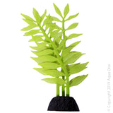 Aqua One Flexiscape Small Jade Green Plant. The Aqua One Flexiscape silicone plant and ornament range allow you to create a visually stunning set up from the array of luminous colours, styles and sizes.  Specifications: 14.5CM  Features & Benefits:  Plants appear vibrant and fluorescent under blue LED lighting