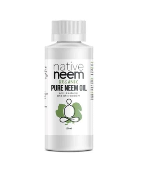 Organic Pure Neem Oil 100ml. Discovered thousands of years ago, the Neem tree is an evergreen, native to India and its medicinal healing properties have been used dating as far back as 4000 B.C. The timeless healing properties have been passed from generation to generation. Supported by centuries of use, and modern science, Neem is used to treat many skin conditions. Hundreds of studies in laboratories around the world have documented its efficacy in helping to treat diverse disorders. 