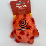 Zee.Dog, Dog Toy - Cyclops. Soft plush material on the outside • Durable natural rubber core on the inside • Recommended for small and medium dogs • Built-in gnaw guard adds a layer of durability
