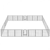 24 Panels 80cm Tall Heavy Duty Dog Pen 19.2 Metre Length Overall