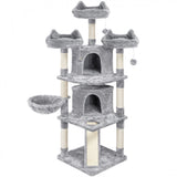 Large Cat Tree Big Cat House Plush Cat Tower