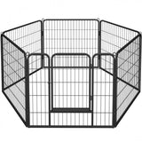 18 Panels 80cm Tall Heavy Duty Dog Play Pen Dog Exercise Pen