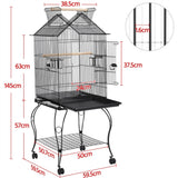 H145cm Open Top Metal Cage Bird Cage