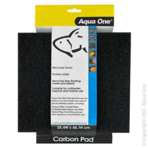 Aqua One Carbo Pad - Self Cut Filter Pad