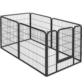 18 Panels 80cm Tall Heavy Duty Dog Play Pen Dog Exercise Pen