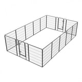 Heavy Duty 24 Panels Pet Playpen Dog Pen 80x100cm (WxH)