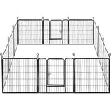 12 Panels 80cm Tall Heavy Duty Pet Playpen Dog Pen