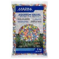 Marina Gravel is safe, non-toxic, plastic coated gravel in fun colours including black, blue, burgundy, lime, marine blue, orange, purple and surf blue in 2 sizes. Great for all tanks. Check out the full range or mix and match for high impact.