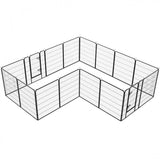 Heavy Duty 24 Panels Pet Playpen Dog Pen 80x100cm (WxH)