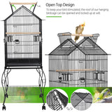 H145cm Open Top Metal Cage Bird Cage