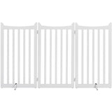 Indoor Pet Barrier for Doorway Dog Pen Wooden Pet Gate