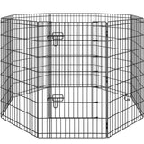 8 Panel Foldable Metal Dog Exercise Pen