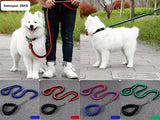 LARGE BLUE&RED Strong Dog Leash Climbing Rope Threaded Pet Training