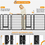 32x Panel Heavy Duty Dog Playpen Dog Pen 80x100cm (WxH)