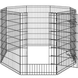 8 Panel Foldable Metal Dog Exercise Pen