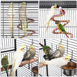 H68.5'' Play Top Parrot Cage Metal Rolling Bird Cage