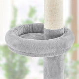 2.3-2.7M Floor-to-Ceiling Cat Tree Adjustable Tall Cat Tower