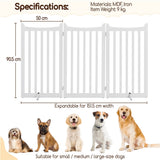 Indoor Pet Barrier for Doorway Dog Pen Wooden Pet Gate