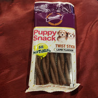 Gnawlers Puppy Snack Twist Stick Lamb