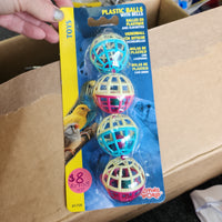 Living world bird toy 4 balls