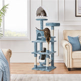 Multi-Level Ocean-themed Cat Tree Cat Tower