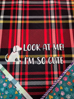 Tie on Dog Bandana - assorted sayings