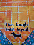 Tie on Dog Bandana - assorted sayings