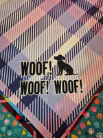 Tie on Dog Bandana - assorted sayings