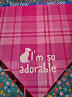 Tie on Dog Bandana - assorted sayings