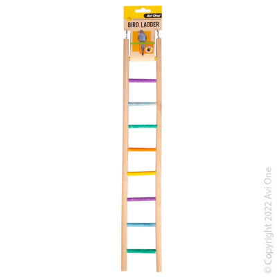 Avi One Bird Toy - Wooden Ladder With 5 Sand Steps - pick up only
