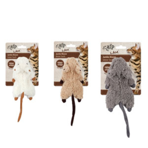 AFP Lambswool - Jumbo Crinkle Catnip Rodent