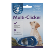 Clicker training is one of the fastest ways to a perfectly trained puppy or adult dog. This clicker allows volume selection for sensitive pets. Free training guide and wrist loop included.