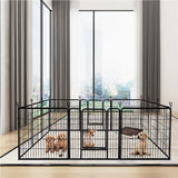 12 Panels 80cm Tall Heavy Duty Pet Playpen Dog Pen