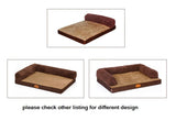 100 x 80cm M Pet Sofa Bed with L-Shaped Cushioned Support