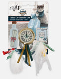 Capture the charm of a bygone era with the Curious Cat Chronicles 3-Pack. Part of the new Vintage line by All For Paws, these toys are designed for retailers looking to offer high-aesthetic, multi-sensory enrichment that appeals to both the modern cat and the style-conscious pet parent.

This curated set features three distinct, travel-themed plush toys that evoke the spirit of a retro European adventure. Each toy is meticulously crafted with mixed textures and premium details to ensure high "shelf-appeal" 