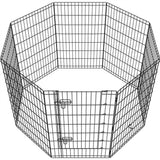 8 Panel Foldable Metal Dog Exercise Pen