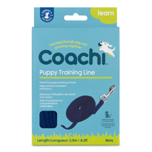 Coachi Puppy Training Line Navy 2.5m