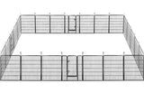 Heavy Duty 24 Panels Pet Playpen Dog Pen 80x100cm (WxH)