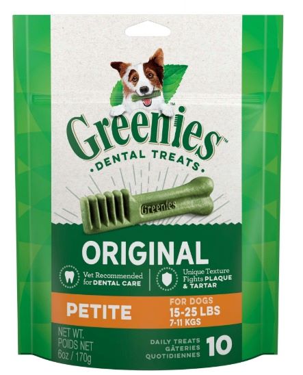 Greenies Org Petite Dental Chew 170g 10pc