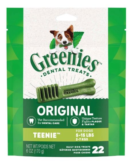 Greenies Org TNI Dental Chew 170g 22pc